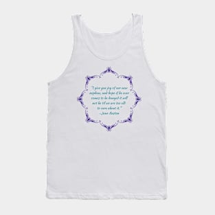 Austen Insults - Nephew Tank Top